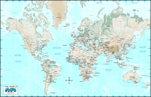 Maps to print! Download Digital WORLD Maps to print